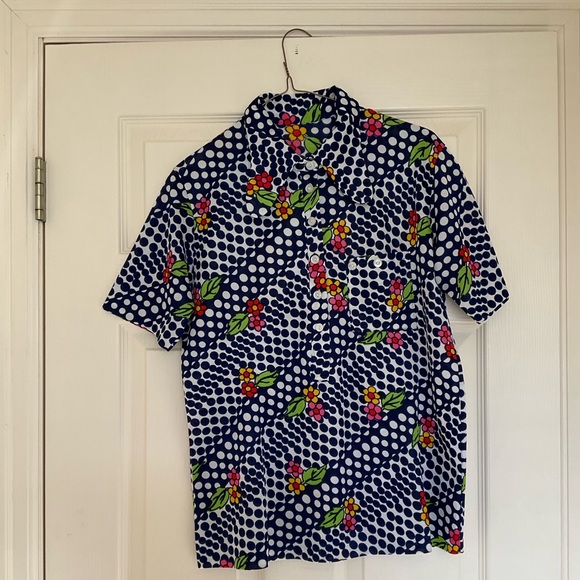 Genuine Vintage 60’s/70’s Button Down Short Sleeved Blouse, Rare Beagle Collar! - Picture 7 of 7